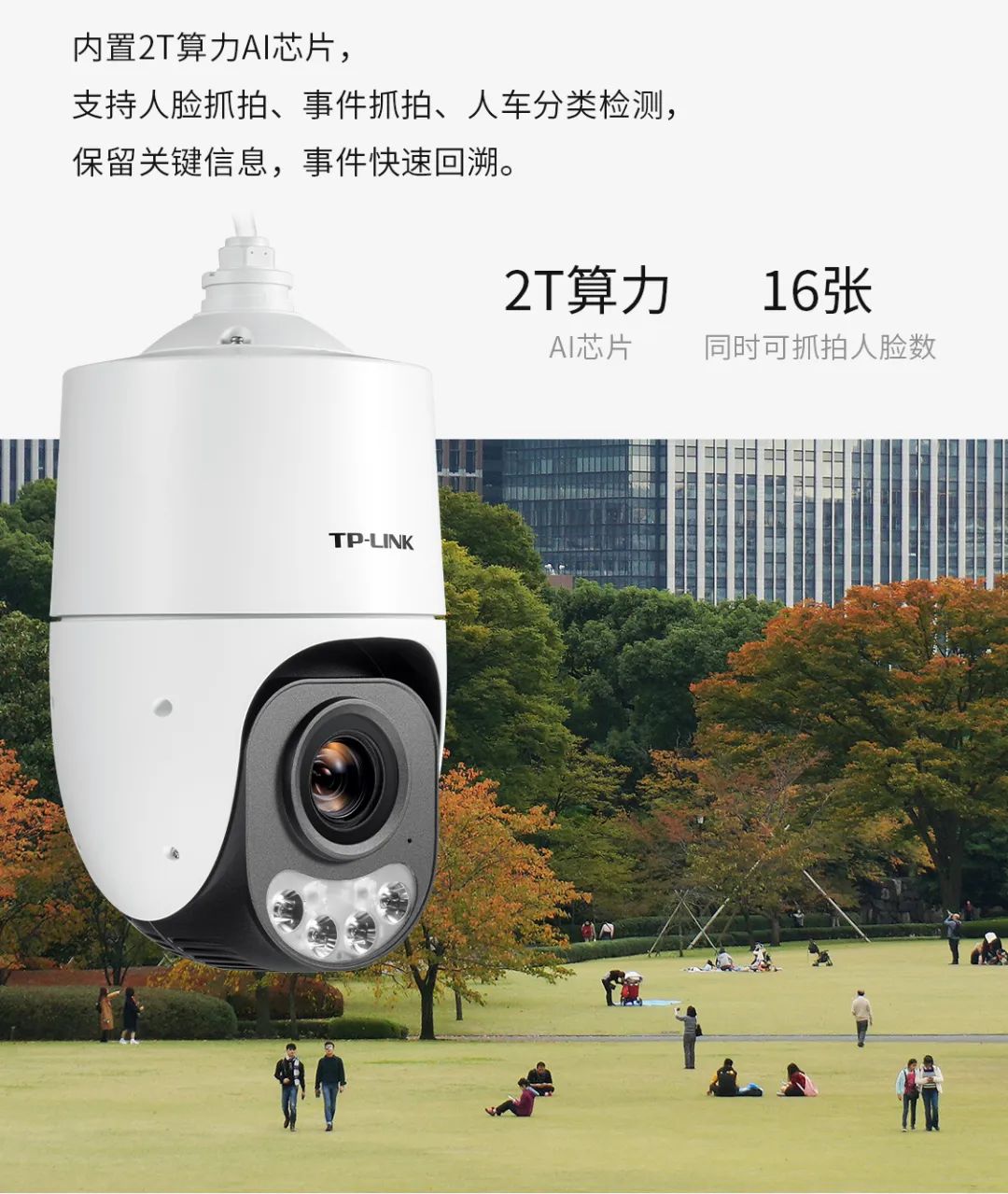 全新tplink-200万像素大屏监控摄